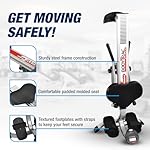 Stamina BodyTrac Glider Hydraulic Rowing Machine with Smart Workout App - Rower Workout Machine with Cylinder Resistance - Up to 250 lbs Weight Capacity - Image 5