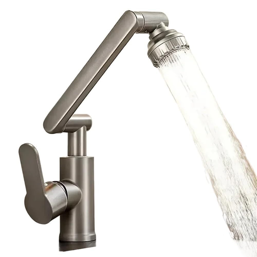 Mitigeur de lavabo avec capteur pour une salle de bain moderne et propre au quotidien