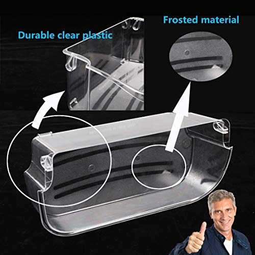Reyhoar 240356402 Clear Refrigerator Door Bin Side Shelf, Upper Slot Replacement Part - Compatible with Frigidaire & Electrolux, Gallon Size - Replaces AP2549958, 240430312, 240356416, 240356407 etc