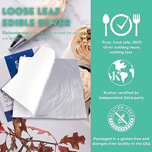 Fogli di Metallo Argentato,Fogli in Foglia