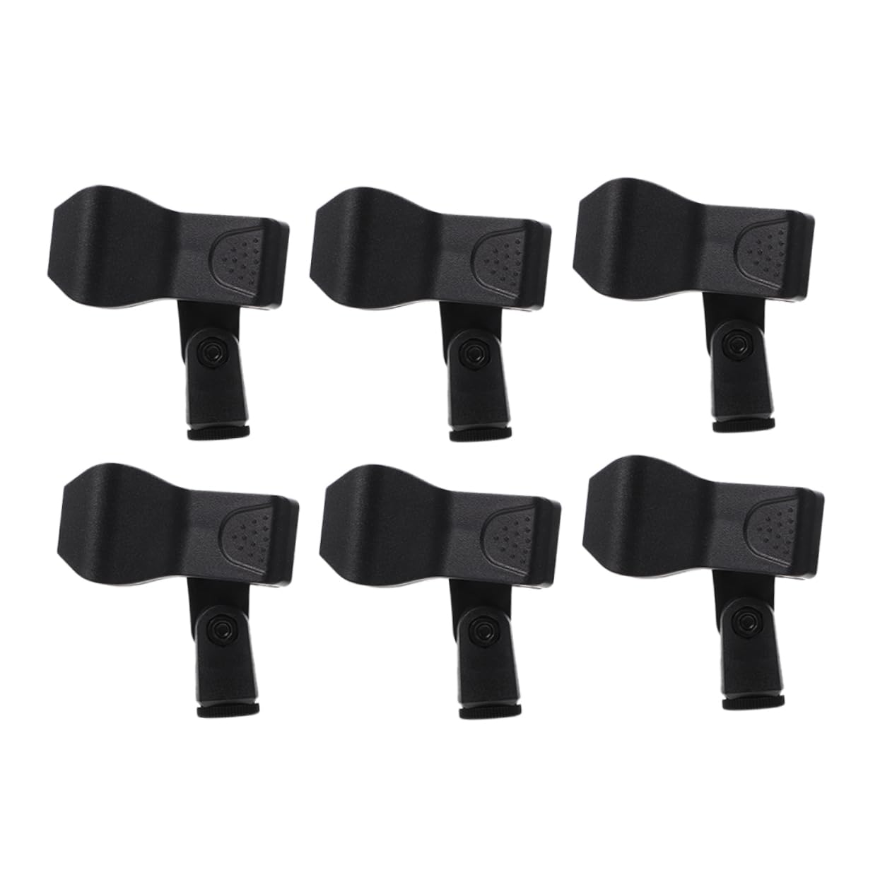 BRIGHTFUFU 6Pcs Microphone Clip Holder Mic Clip for Various Microphones Easy Installation Durable Material for Performances and Events
