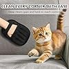 XXJXXJ Upgraded Pet Hair Removal Gloves for Cats & Dogs, Five-Finger Electrostatic Reusable Magic Brush for Effortless Pet Hair Remover Tool on Carpet, Clothing, Laundry, Couch, Car Seat (Black) #3