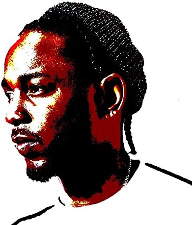 Kendrick Lamar – Framework Modern Hand Painted – Pop Art Effect (30 x 30 cm Format)