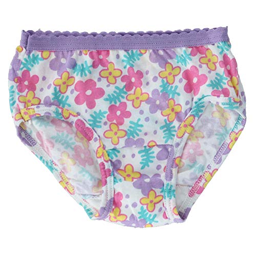Fruit of the Loom Toddler Girls 10 Pack Assorted Cotton Brief Underwear, 4T/5T2