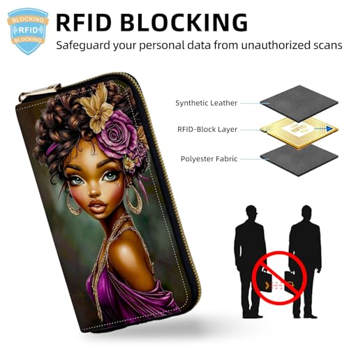 Wrist Wallets for Women, Lightweight RFID Blocking Multi-Functional Secure Wrist Purse for Travel, Daily Use-123