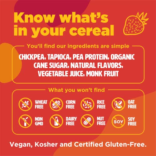 Protein And Gluten-Free Breakfast Cereal By Three Wishes (1-Pack) - High Protein And Low Sugar Snack - Vegan, Kosher, Grain-Free And Dairy-Free - Non-Gmo (Fruity) #TOP5