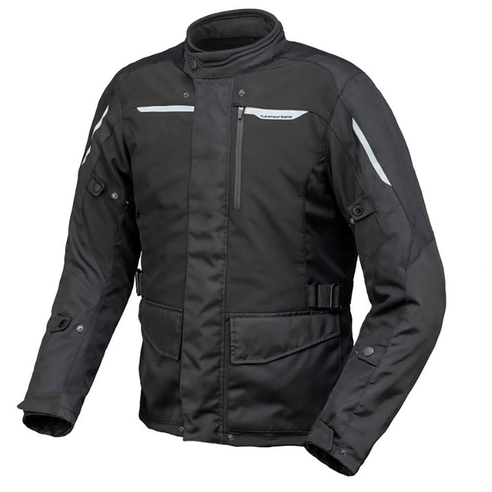 Tucano Urbano giacca moto 4 stagioni 4STROKE HYDROSCUD moto e scooter.  Giacca scooter uomo termica, antivento ed antipioggia. Giacca moto uomo  sfoderabile certificata CE, classe A. Nero. TG. 4XL : Amazon.it: Auto