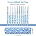 Blingcute Ergonomic Crochet Hooks Set – 12 Sizes (2.0mm–8.0mm), Soft Grip Handles with Smooth Aluminum Needles, Portable Case, Comfortable Crochet Kit for Long-Time Crocheting & Arthritic Hands