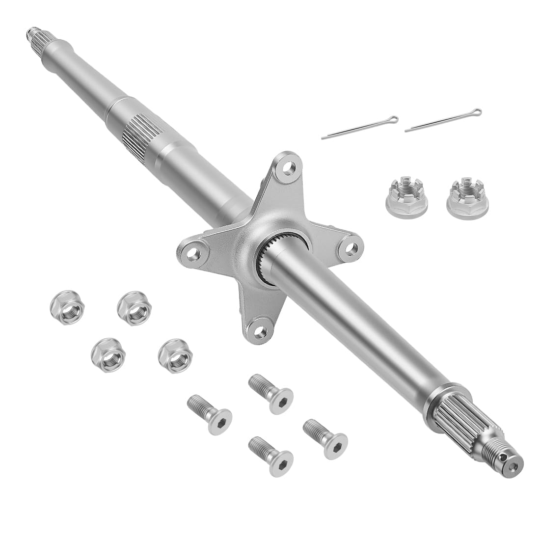 Arbre d’essieu arrière compatible pour Honda Sportrax 400 TRX400EX 1999-2008 TRX400X 2009 2012-2014 42310-HN1-A40 42310-HN1-000