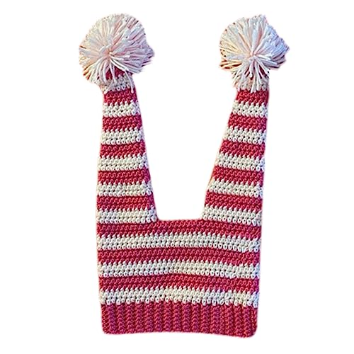 Bonnet clown Y2K en tricot pour vos sorties hivernales en ville