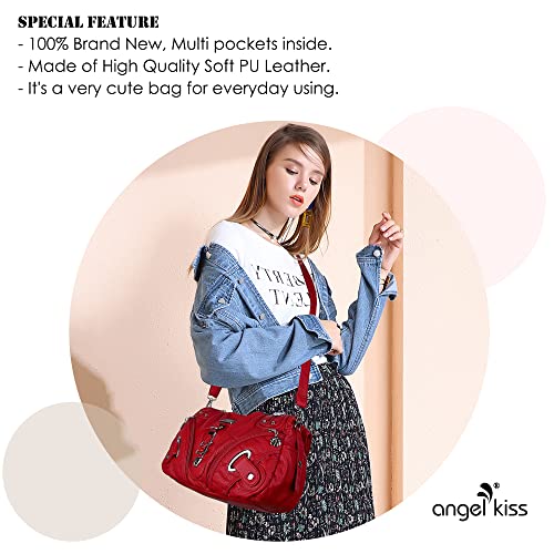 Image of Angelkiss Hobo Purses and handbags for Women Satchel Handbag Women Purses Large Daily Shoulder Bags
