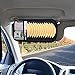 alavisxf xx Car CD Holder, DVD Vehicle Visor Storage Organizer, Large Capacity CD Visor Case with 12 Sleeves, 1 Mesh Pocket, 1 Pen Holder, 1 Back Inner Pocket (Black)