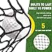 Golf Net, 10x7FT with Golf Practice Mat, Hitting Aid Net with Multi Targets Training for Backyard Driving Chipping Indoor Outdoor Use, 5-Ply Anti-Tear Netting & Carry Bag, Gifts for Men Dad Him Golfer