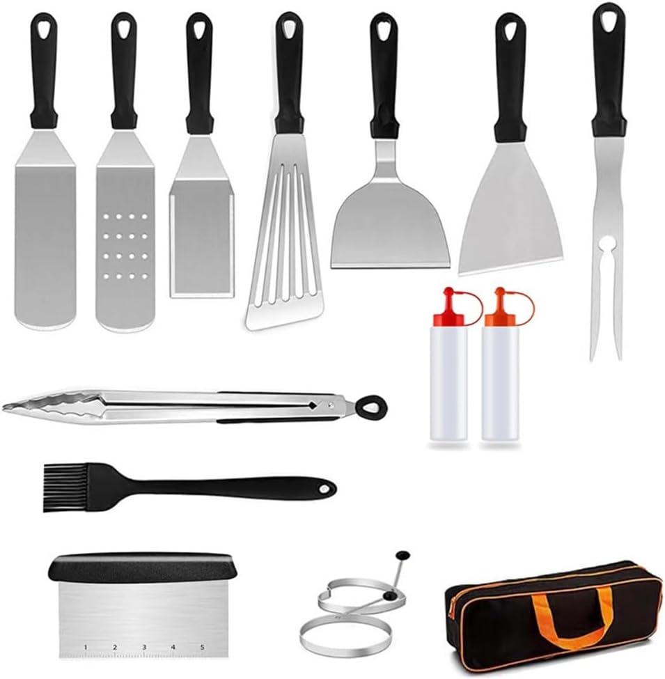 Outdoor Barbecue Tools Shovel Fork Plate Pot Combination Set