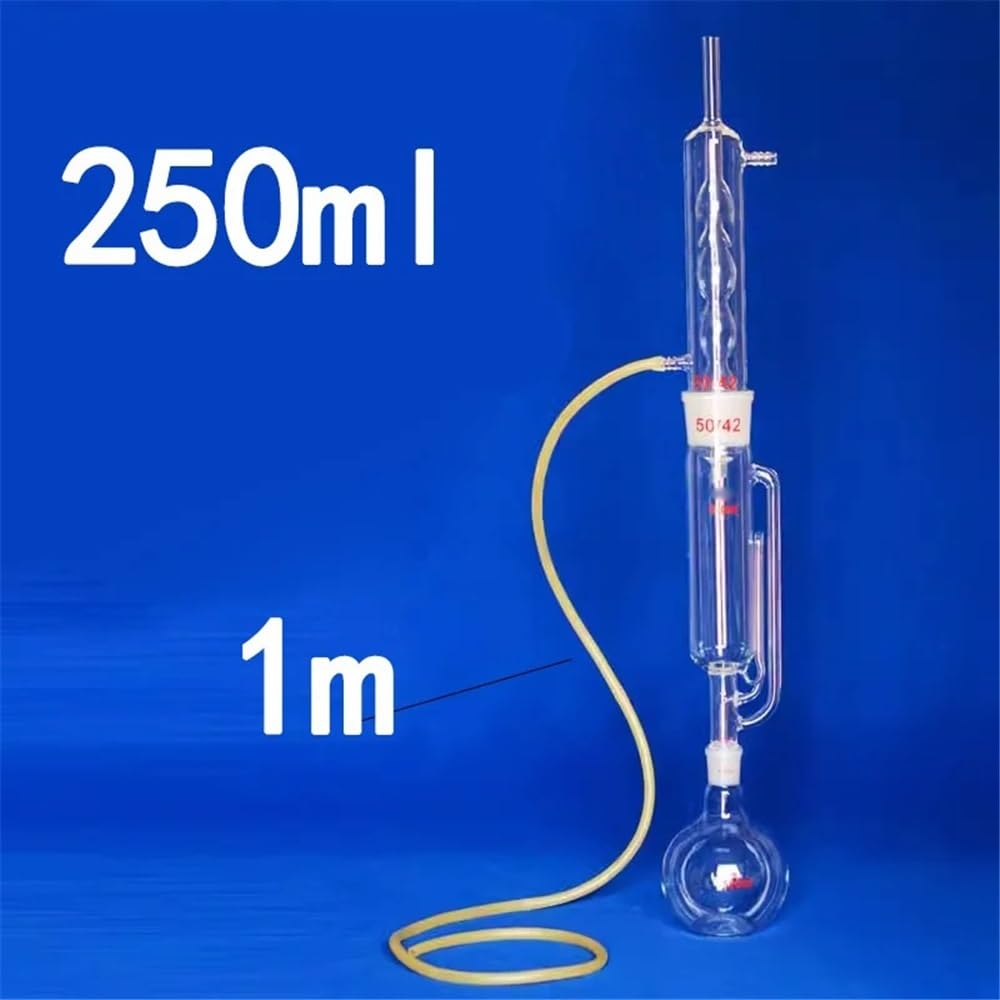 Prueba de vidrio, Dispositivo de tubo condensador, botella de vidrio de laboratorio de 250 ml