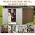 Sheds & Outdoor Storage, 8x12 FT Galvanized Steel Storage Shed with Large Vents, Easy Install & Clean, Garden & Lawn Outdoor Shed, Brown