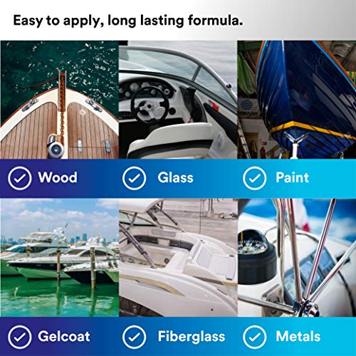 3M Marine Adhesive Sealant 5200 (06500) Permanent Bonding And Sealing For Boats And Rvs Above And Below The Waterline Waterproof Repair, White, 10 Fl Oz Cartridge #TOP4