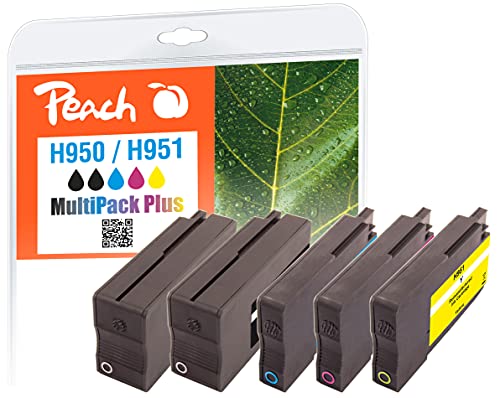 Peach Combi Pack Plus Compatible with HP No. 950, No. 951