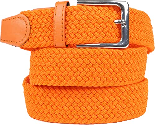 Suitable Ceinture tressée Orange - Homme - Vêtements - Sangle élastique Oranje, Oranje., 85 cm Cover