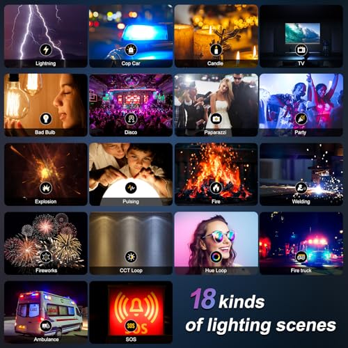 Image of GVM RGB Photography Lighting Kits with 2 Softboxes, 880RS 60W Studio Lights with Bluetooth Control, 2 Packs Video Light with 18 Lighting Scenes, led Panel Lights for Video Recording, 8330lux /0.5M