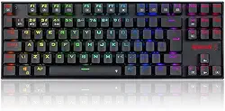 TECLADO MECANICO KUMARA PRO RGB WIRELESS E BLUETOOTH PRETO SWITCH BLUE