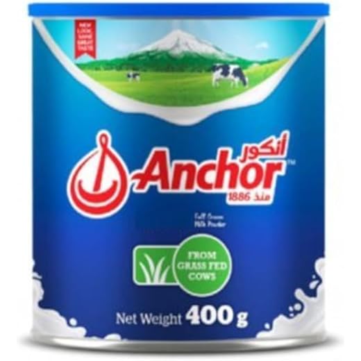 Anchor Milk Powder 400g | Instant Dry Milk Powder for Tea, Coffee, Cooking & Baking | Rich & Creamy Taste | High Calcium | Long Shelf Life | Imported New Zealand Milk