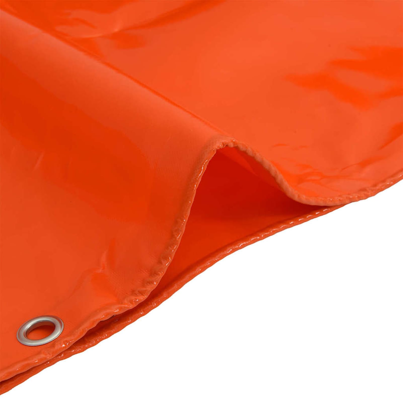 Plane 650g / m² Orange 5 x 7 m Canvas mit PVC-Beschichtung 42017799