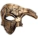 Gold Mechanical Men Venetian Mask for Masquerade Steam Punk Phantom of The Opera Vintage/Mardi Gras/Halloween/Party/Ball Prom