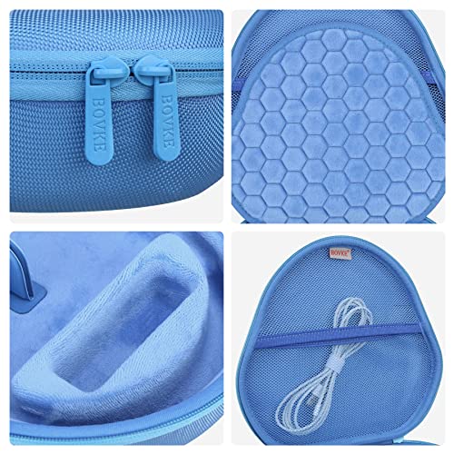 Funda dura para Apple AirPods Max evita golpes estuche portátil con bolsillo azul 5
