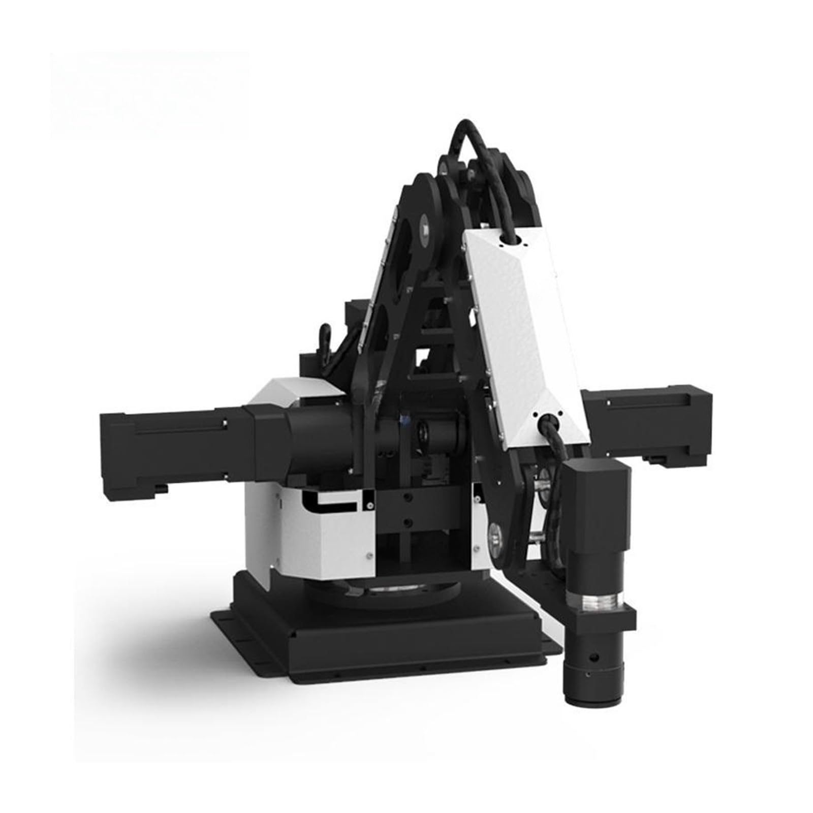 Braccio robotico Industriale, Braccio robotico Desktop Piccolo da 2 kg a Quattro Assi con Motore Finger Robot Giocattolo(Type1)