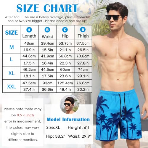 Maillot de bain pour homme MaciRept à séchage rapide - 7
