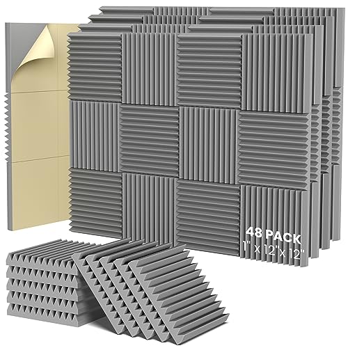 24 pack Acoustic Panels Self-Adhesive, 1