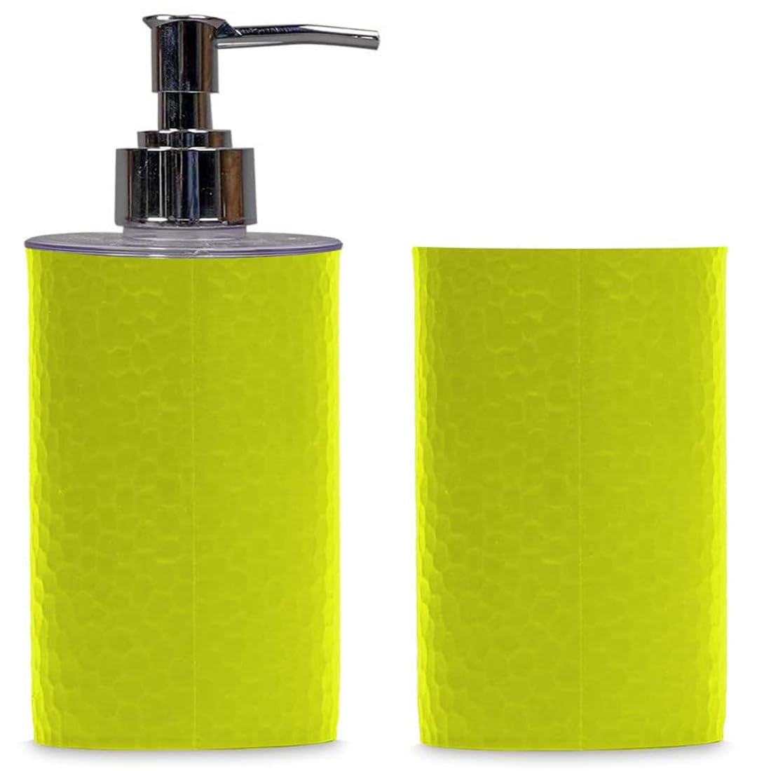 SHENRON Bathroom Accessories Set for Utility and Bathroom Decor | Handwash Liquid Soap Dispenser Pump and Toothbrush Holder Combo for Bathroom, Kitchen, Wash Basin, Sink - Green (B0C8N3PX9C) Amazon Price History, Amazon Price Tracker