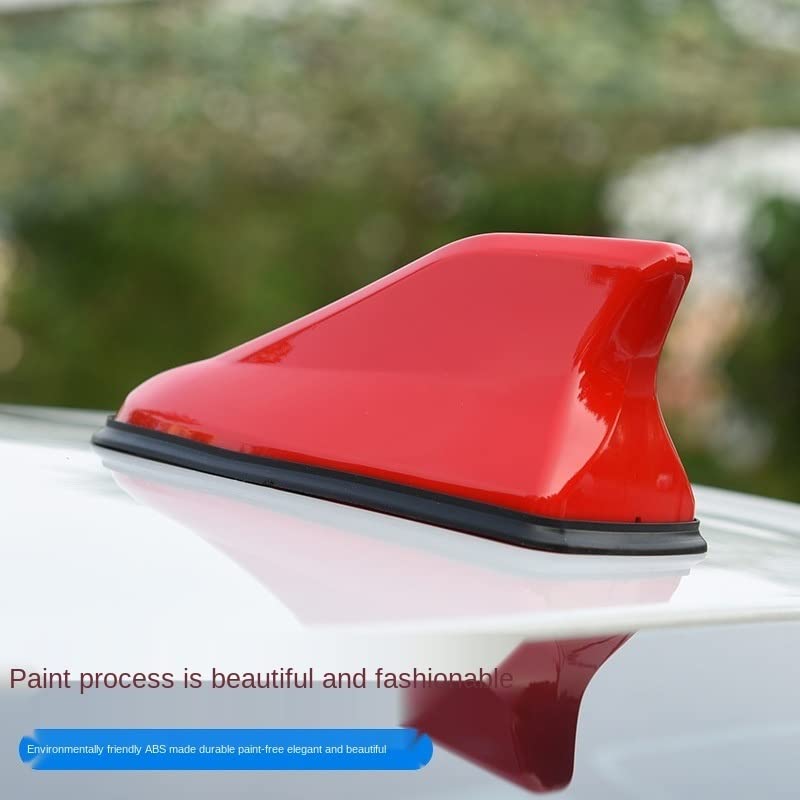 Antenne requin autoradio FM universelle couleur or pour remplacement antenne toit - 4