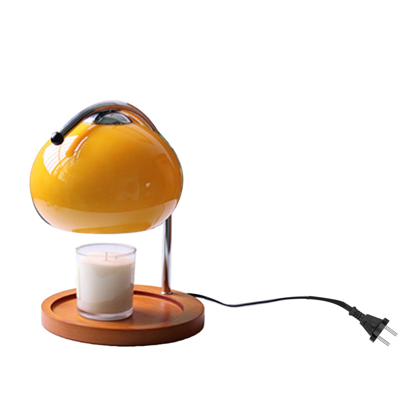 Elektryczny Podgrzewacz do świec z Zegarem Nowoczesny Bez Płomienia świeca Zapachowa Podgrzewanie Szklanych Lamp Prezenty na dzień Matki do Wystroju Wnętrz do Sypialni (wtyczka
