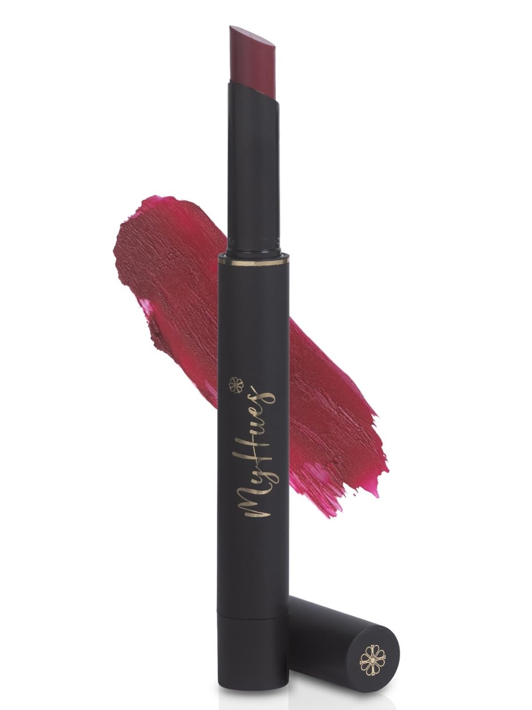 Colour Smudgestix Creamy Lipstick | 2-in-1 Soft Matte Finish for Lip and Cheeks | Enriched with Kakadu Oil & Jojoba Oil | Hydrating and Nourishing Lipstick for Women| 2g (Burgundy) – Sondesh