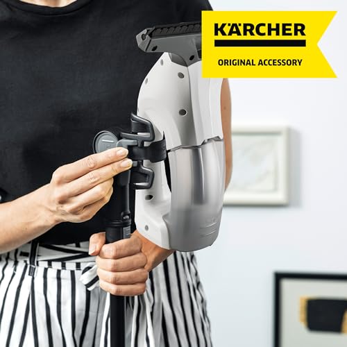 Kärcher Verlängerungsset (für alle Kärcher WV und KV 4, ausziehbar von 0,6 bis 1,5 Meter, Set mit 2 Teleskopstangen, mühelose Erreichbarkeit höher gelegener Fensterflächen)