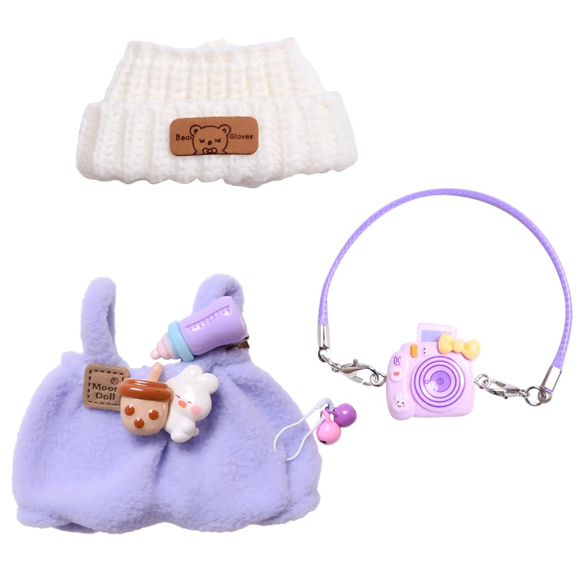 Set Di 3 Vestiti In Lana Per Bambole Da 17 Cm, Tema Natale: Cappello, Maglione E Sciarpa, Regalo Perfetto Per Bambine