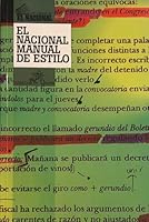 El Nacional Manual De Estilo 9806423070 Book Cover