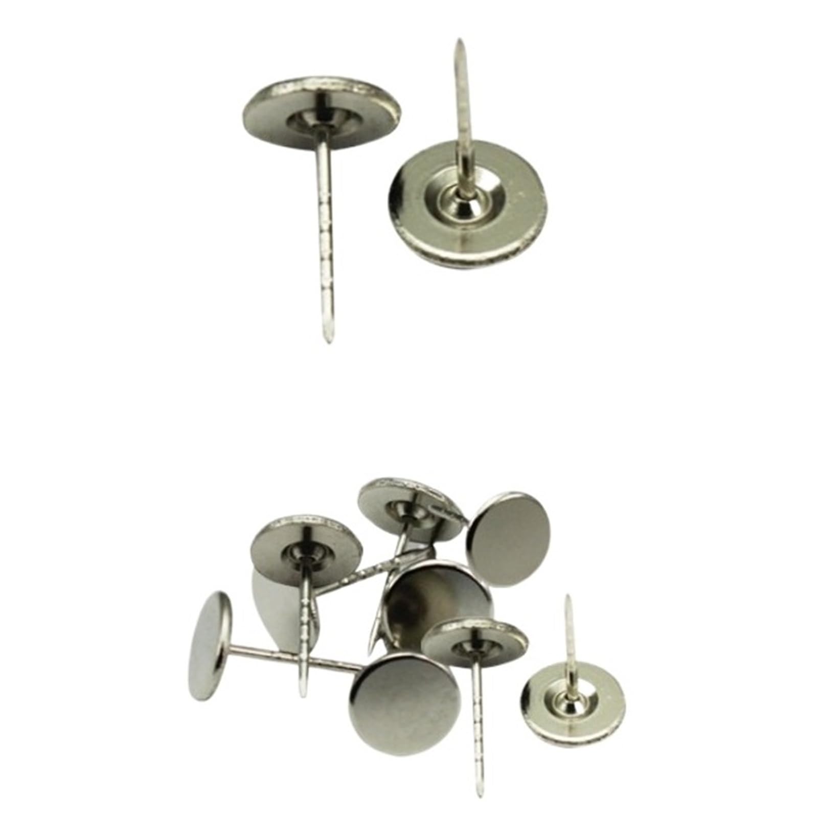Puntine Testa Piatta In Lega 1000 pz Parti del Sistema di Sicurezza Perni for etichette rigide 16mm/19mm Spille for sicurezza antifurto for supermercati Chiodo piatto(19MM)