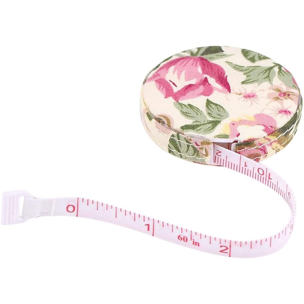 ANCLLO 2pcs Fabric Retractable Ruler, Soft Tape Measure for Body Measuring Tapes for Tailor, DIY Handicrafts Accessories #1