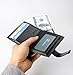 amelleon Vertical RFID blocking SLIM Bifold Wallet with Zipper, genuine leather and ultra-large capacity (Black)