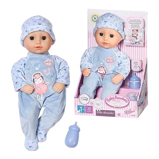 Baby Annabell Little Alexander 36cm, weiche Puppe mit Stoffkörper und Schlafaugen, 36cm, 709887 Zapf Creation