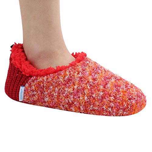 Image of Snoozies Rib Back Space Dye with Cushioned Insole Womens Slippers - Slippers for Women