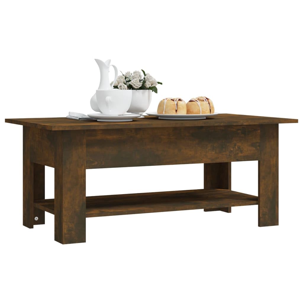 Couchtisch Räuchereiche 102x55x42 cm Spanplatte
