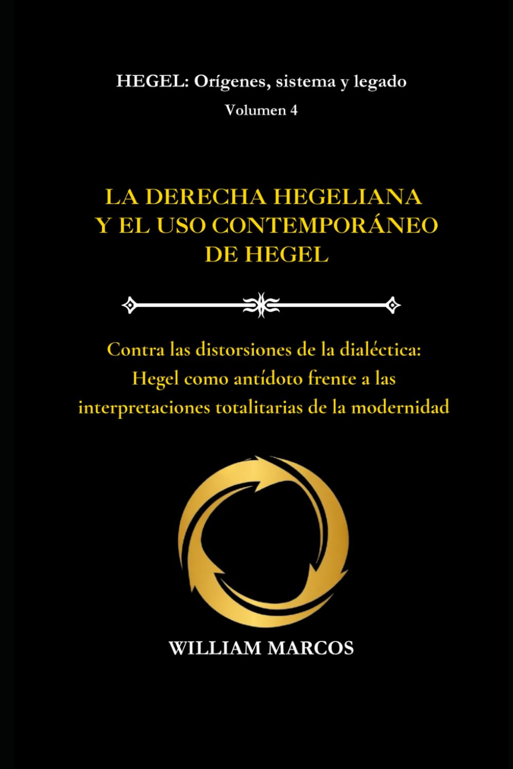LA DERECHA HEGELIANA Y EL USO CONTEMPORÁNEO DE HEGEL: Contra las distorsiones de la dialéctica: Hegel como antídoto frente a las interpretaciones ... 4 (HEGEL: Orígenes, sistema y legado)