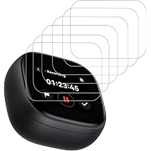 [6 Pack] for Anker Soundcore Liberty 5 Pro Max Wireless Earbuds Hydrogel Film Screen Protector. Self-Healing Anti-Scratch Bubble Free Easy Installation.