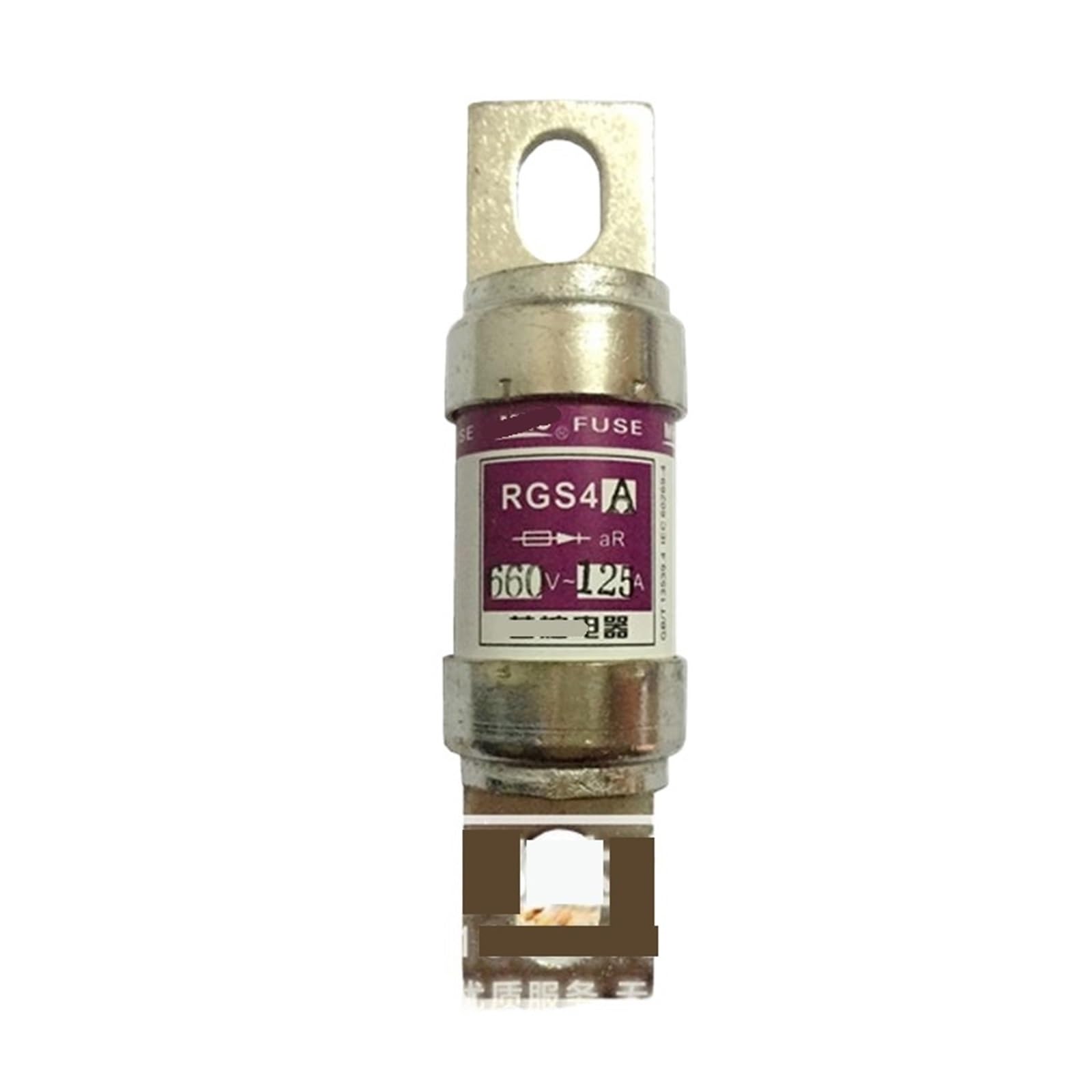 Fusible rapide RGS4B 250A haute capacité de coupure pour armoire industrielle