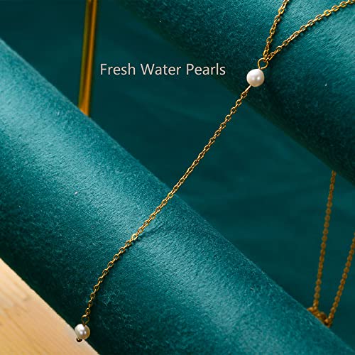 Gold Lariat Necklace For Women, Pearl Drop Necklaces With Freshwater Pearls, Goldy Necklace For Women, Dainty Pearl Jewelry Y Necklace Gold Prom Necklace As Elegant Necklaces Lariat Necklaces #TOP2