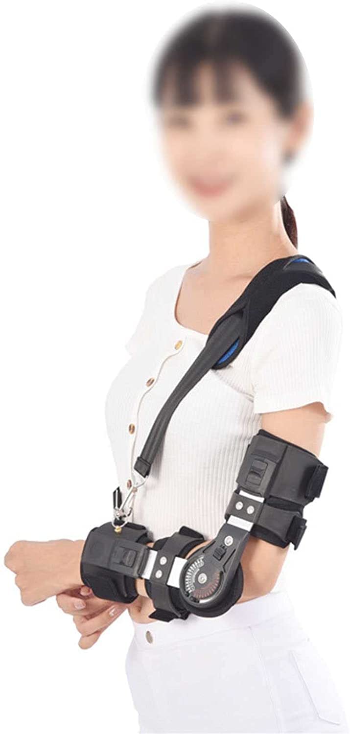 Cabestrillo para brazo y hombro Cabestrillo para brazo, soporte de fijación de la articulación del codo ajustable, soporte para fractura de húmero, cabestrillo para el antebrazo del brazo, p